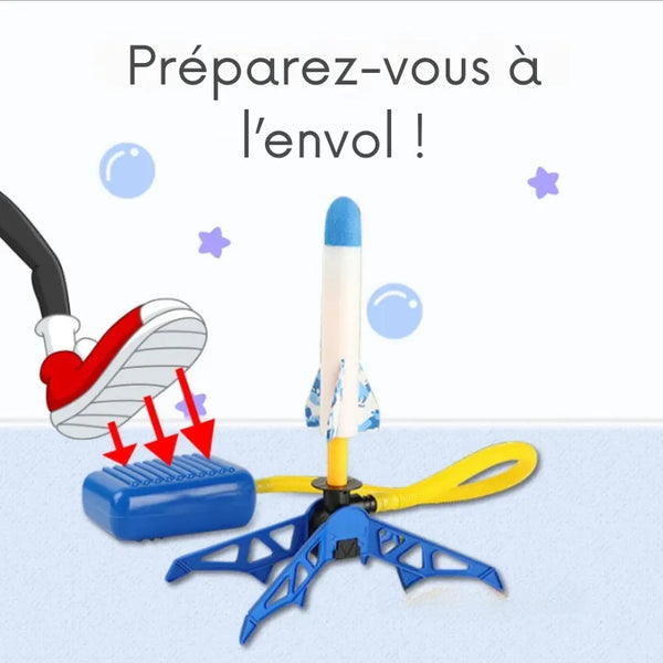 Lance fusée avec sa pompe